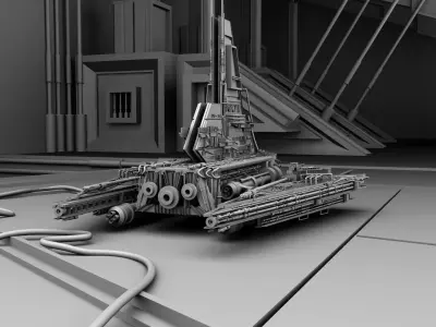 Legacy VI Shuttle Design 3D model