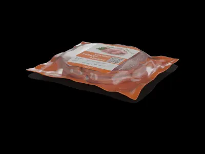 Deli sausages Cooked Turkey Breast 3D model