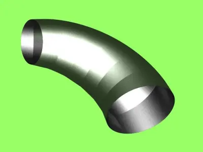 Progressive elbow Free 3D model
