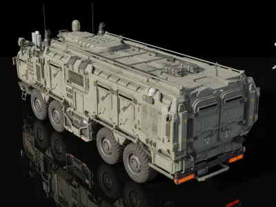 military cyber track 3D model