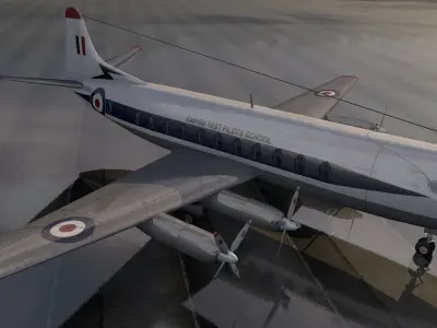 Vickers Viscount 3D model