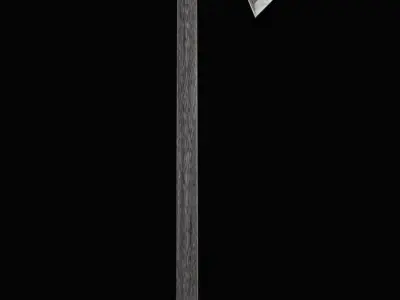 Axe Weapon Pack 5 in 1 Free low-poly 3D model