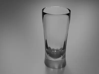 Modern Drinking Glass Pack  Realistic Restaurant Cups Free low-poly 3D model