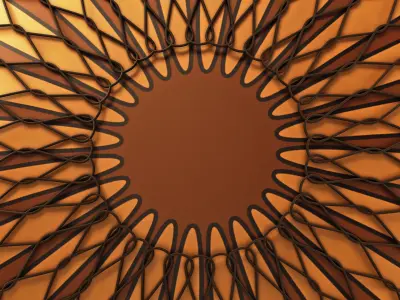 Hot Air Balloon v 4 3D model