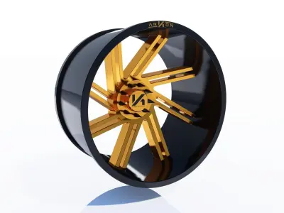 Arkon DaVinci Off-Road Rim 3D model