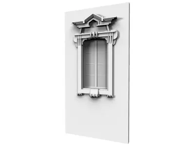 Classic 8 window Free 3D model