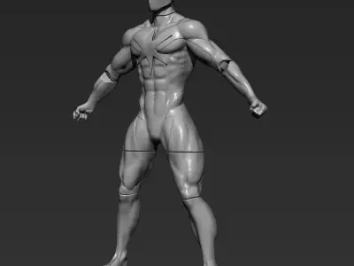 Star Guardian - Masked Superhero 3D Printable Figure 3D print model