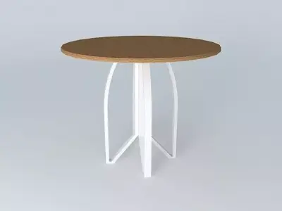 Small dinner table Free 3D model