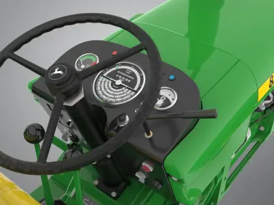 Tractor JOHN DEERE 820 920 1020 1120 Free 3D model