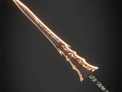 Solo Leveling Igris Sword for Cosplay 3D print model