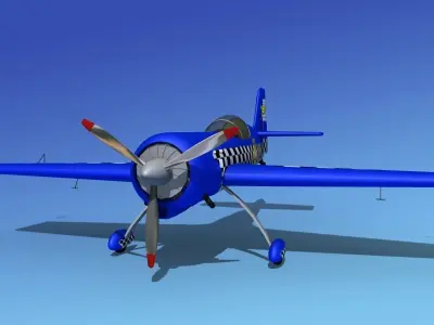 Sukhoi SU-26 Aerobat V09 3D model