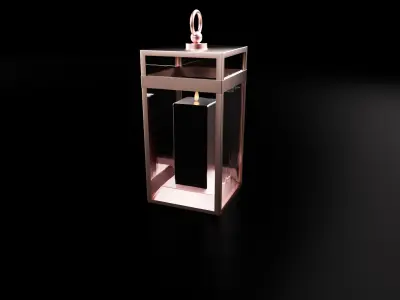 Lantern  Low-poly 3D model