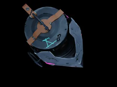 Jinx grenade Free low-poly 3D model