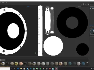 low poly shield wooden Free low-poly 3D model
