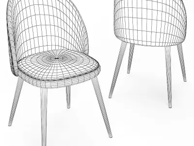 Dining set 33 Free 3D model