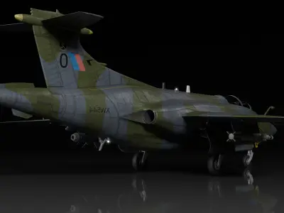 Blackburn Buccaneer S2 3D model