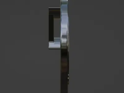 Mandalorian child beskar mudhorn armour chestplate pendant 3D print model