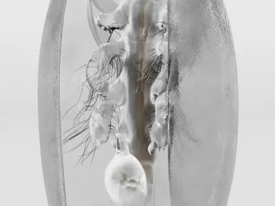 Daphnia insect 3D model