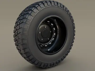 Offroad BF Goodrich Wheel 3D model