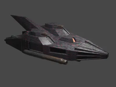 Hurricane Ship Low-poly 3D model Low-poly 3D model