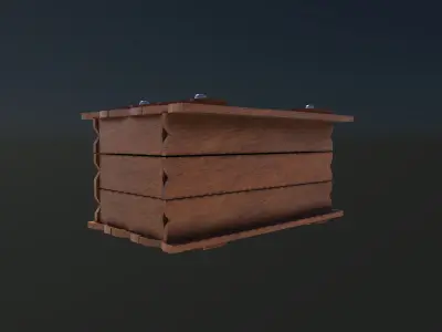 military walkie and create Low-poly 3D model