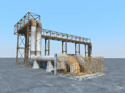 Pipeline Industrial 3D model