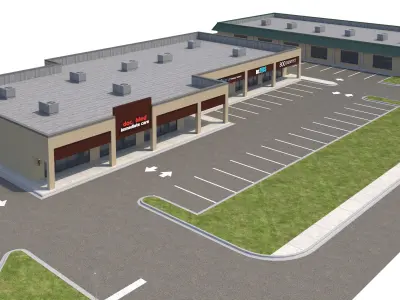 Retail-160 Retail Stores 3D model