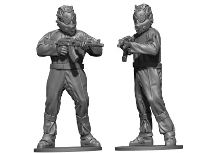 Hazmat suit 3D print model