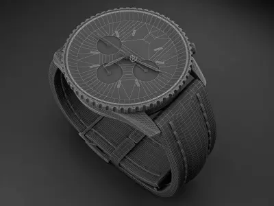 Breitling Old Navitimer II 3D model