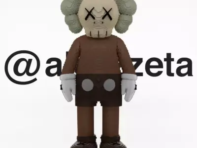 Kaws Companion 8 bits for Print 3D print model