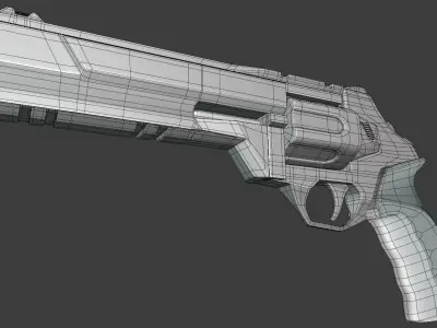 3D model python gun - skin gun in Valorant Low-poly 3D model