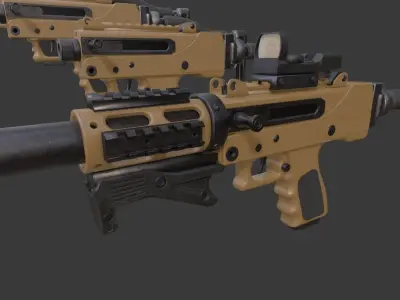 MPA930DMG 9mm Pistol Low-poly 3D model