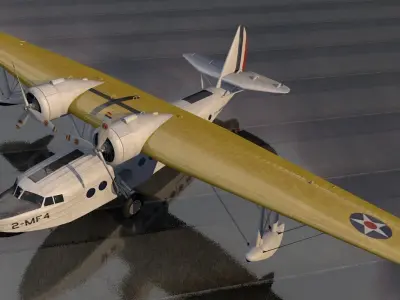 Sikorsky S-43 Baby Clipper 3D model