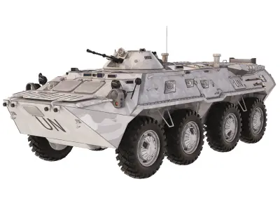 BTR 80 1985 3D model