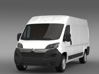 Citroen Relay Van L4H2 2017 3D model