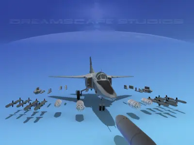 Mig-27 Flogger V21 China 3D model