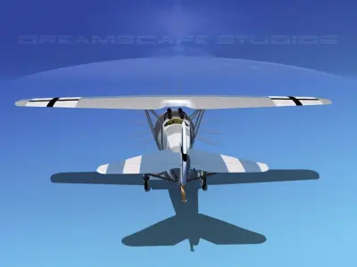 Fokker DVIII V11 3D model