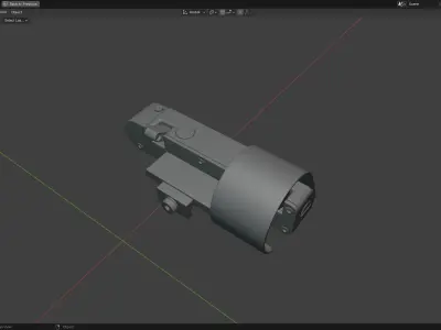 OPK Reflex Sight highpoly 3D model