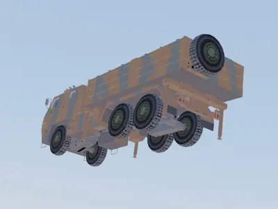 Avibras Astros II AV-RMD EB Low-poly 3D model