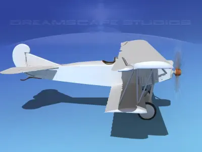 Fokker D-VII V00 3D model