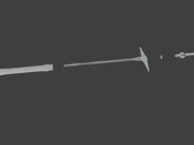 Viridian Shadowblade-3D Model 3D model