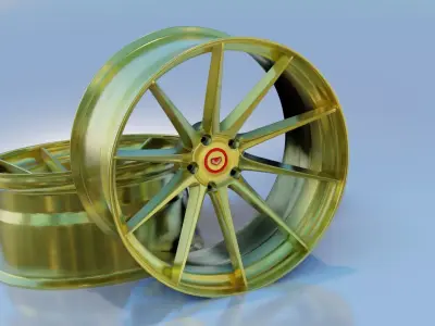 Vossen car wheel Free 3D model
