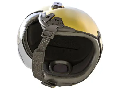 Msa gallet lh050 Pilot Helmet 3D model
