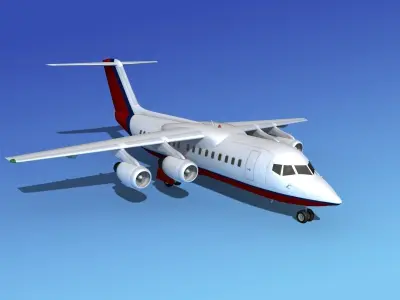 BAe 146-200 Corporate 2 3D model