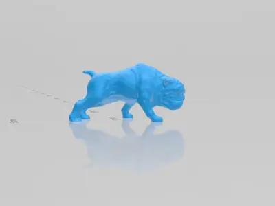 English Bulldog - Free 3D Model Free 3D print model