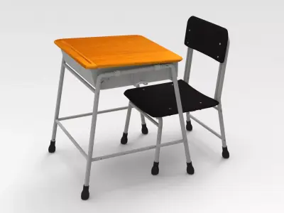 Writing Desk 3D model