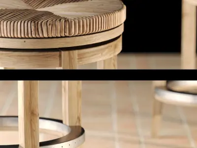 Dalton Counter Stool Free 3D model