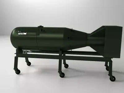 Little Boy Atomic Bomb 3D model