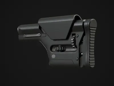 Megpul Stock Low-poly 3D model