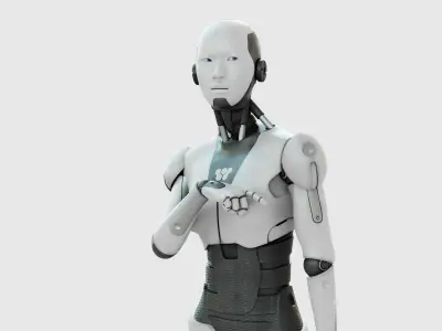 HUMANOID M-3200 RIGGED 3D model
